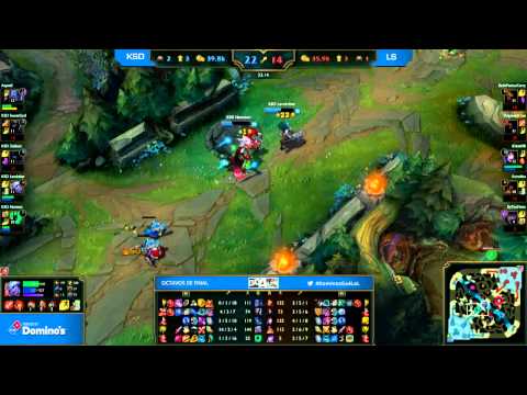 KOSIDE vs LikeSnowman - Octavos - #DominosGo4LoL 190 - Español