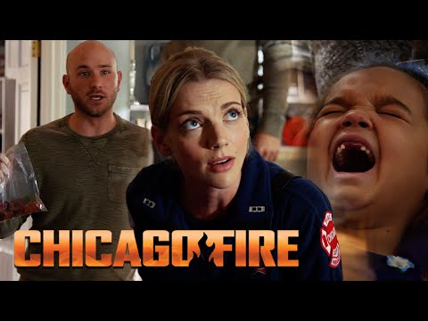 Little Girl Finds Her Fathers Stash Of GUMMY BEARS | Chicago Fire