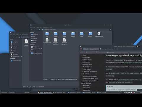 ArcoLinux : 3267 Hyprland WITH Nvidia drivers 1/2
