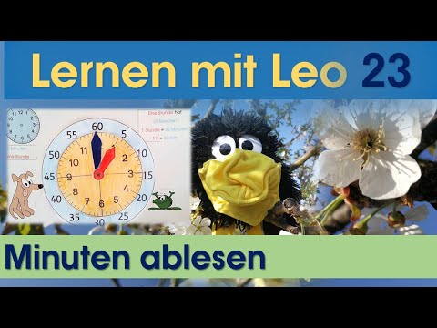 Die Uhr  ⏲️ / Minuten ablesen Mathematik /Klasse 2 /Lernen mit Leo /Zeit