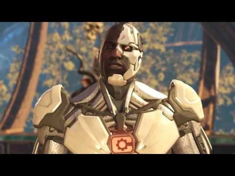 Injustice 2  All Batman Vs Cyborg Intro Dialogues