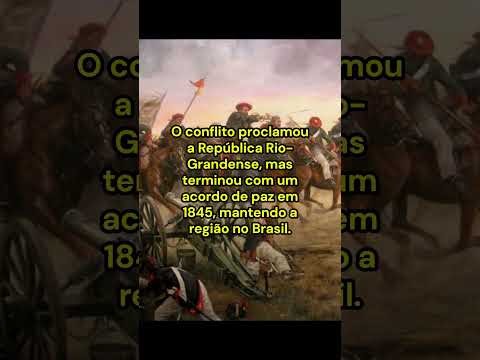 Revolução Farroupilha #históriadobrasil #riograndedosul #farroupilha #history