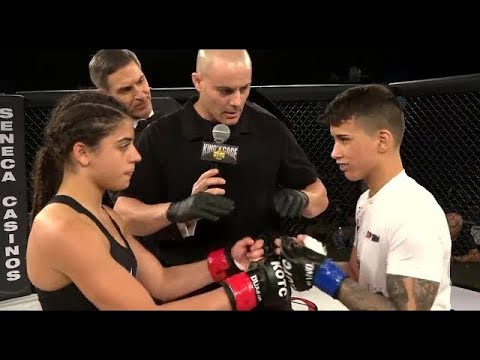 Tia (girl) vs. Ariana (girl) - [Amateur Debut Fight] - (2018.09.15)