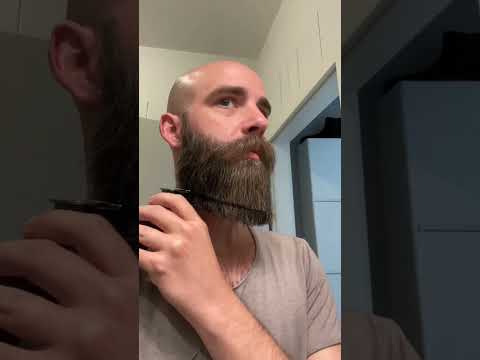FULL BEARD TRIM AT HOME #shortsfeed #beardtrimming #shorts