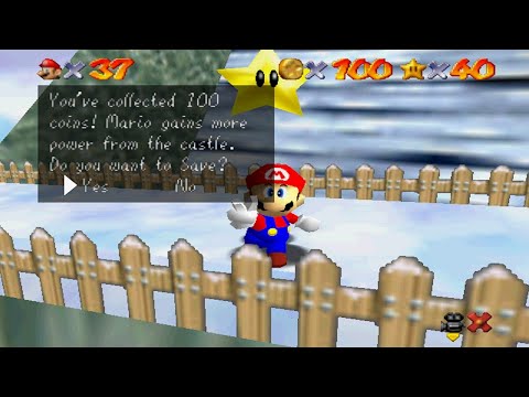 Super Mario 64: Part 36: Cool, Cool Mountain (Hidden Star: 100 Coins)
