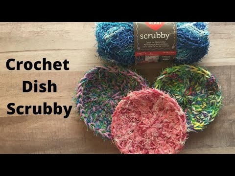 How to Crochet a Dish Scrubby | Crochet Pot Scrubbie