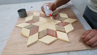 Woodworking Project - Beautiful 3D Cube Wall Clock Design
