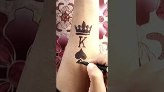 Download lagu King is King 👑  Cara Membuat Tato Simple K Mahkota👑#shorts #drawing #tattoo #bikramduralarts mp3