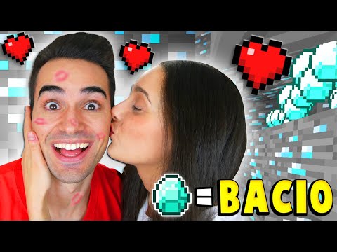 1 DIAMANTE = 1 BACIO con la MIA RAGAZZA - MINECRAFT CHALLENGE