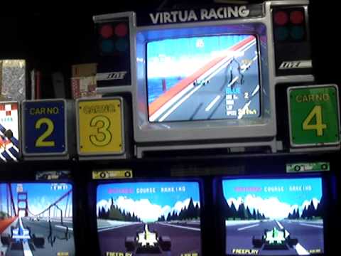 Virtua Racing 4-player with Live Monitor