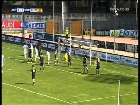 ascoli vs modena 2-3 andrea soncin (doppietta)