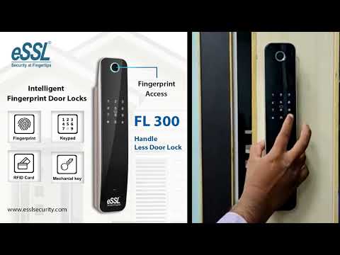 Biometric Handle Less Door Lock