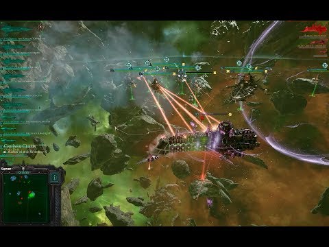 Chaos vs Imperial Navy, Heroic Difficulty + Elite Mode 1500 points - Battlefleet Gothic Armada