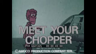 "MAX BLUNDER, MEET YOUR CHOPPER" 1974 AMOCO CORP. HELICOPTER PASSENGER SAFETY TRAINING FILM GG41325