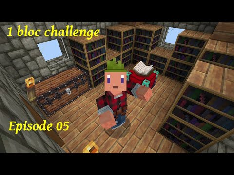 RockMilk - House of Enchantment + End of exploration (Minecraft Bedrock - 1 challenge block - Episode 05)