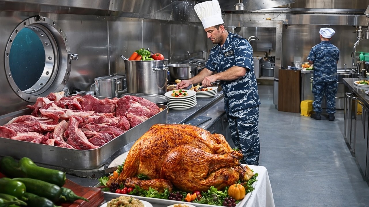 How US Nuclear Submarines Cook Food UNDERWATER for MONTHS