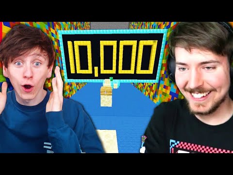 $10,000 Minecraft Parkour Challenge - Can JackSucksAtStuff Win?