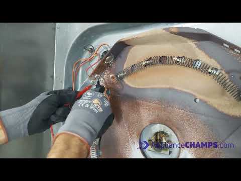 Frigidaire Stacked Dryer Not Heating 5 Minutes Diagnosed and Repaired - Model GLET1031CS0