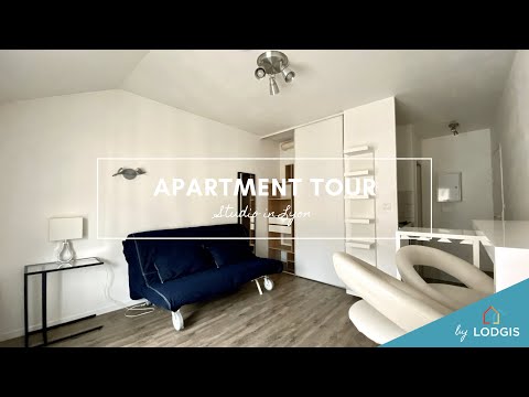 Apartment Tour // Furnished  19,6m2 in Lyon – Ref : 1L421311