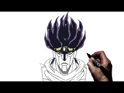How To Draw Star Platinum | Step By Step | JoJo's Bizarre ...