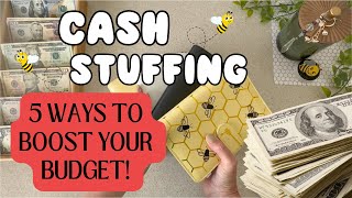 ✅ Cash Stuffing  | 5 Ways To Boost Your Budget NOW!