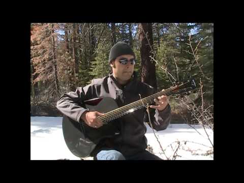 Nate Lopez - Indian improvisation in Tahoe on blackbird guitar