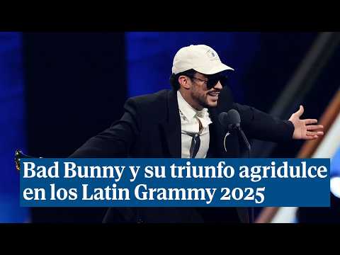 Latin Grammy 2025: Bad Bunny y Ca7riel y Paco Amoroso se bañan en premios y abrazos