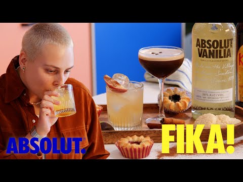 AJ Tries Absolut Vanilia | FIKA TIME! | Absolut Drinks With AJ