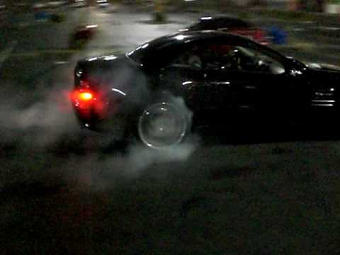 sl55 amg burnout