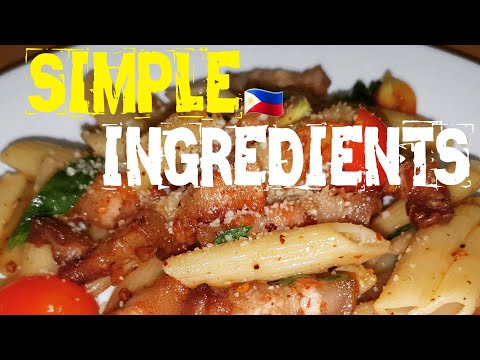 COOKING EASY PASTA RECIPE | PENNE AGLIO E OLIO