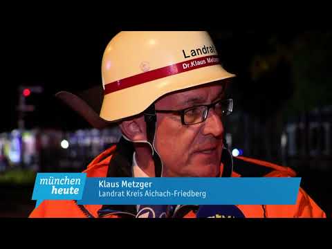 Zugunglück in Aichach - Regionalbahn prallt auf Güterzug