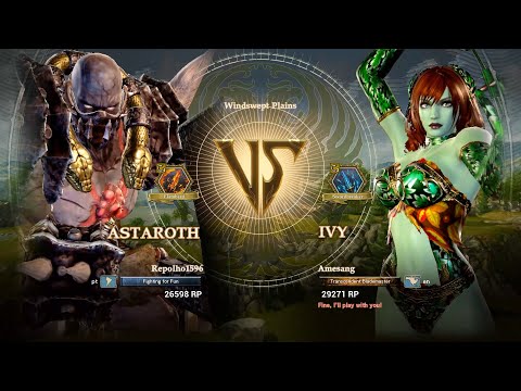 SoulCalibur VI — Repolho1596 (Astaroth) VS Amesang (Ivy) | Xbox One S Ranked