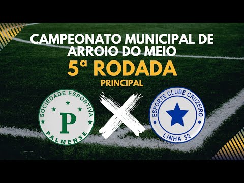 Campeonato Municipal 2025 - Cat. Titulares - Palmense X Cruzeiro