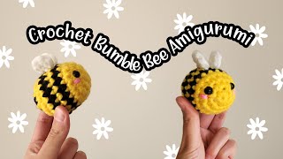 Crochet Bumble Bee Amigurumi Keychain | Crochet Tutorial