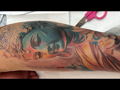 Zar1 Color tattoo buddha pt1