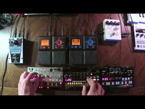 Volca Bass Beats Kick - Live Techno Jam - 2018-07-03