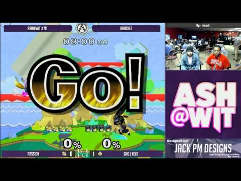 Passion (Fox) vs GHQ | Kels (Sheik, Marth) - ASH@WIT #78 Melee Bracket