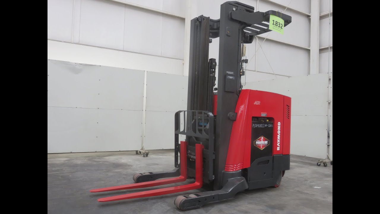 Como Operar o Manejar un Montacargas Hombre Parado RAYMOND Modelo 730-R45TT Eléctrico 4500 Libras.