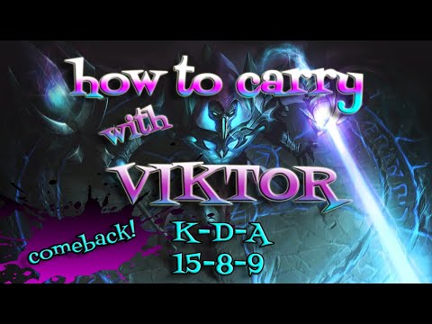 HOW TO PLAY VIKTOR MID in SEASON 12 GUIDE | COMEBACK AND CARRY | BUILD & RUNES | League of Legends