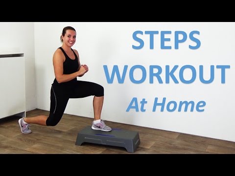 Step Workout - 20 Minute Stepper Workout Routine with Full Body Steps Exercises