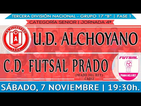 Jornada 4: UD Alchoyano - CD Futsal Prado, 3ª División Nacional, Grupo 17, Temporada 2020/21