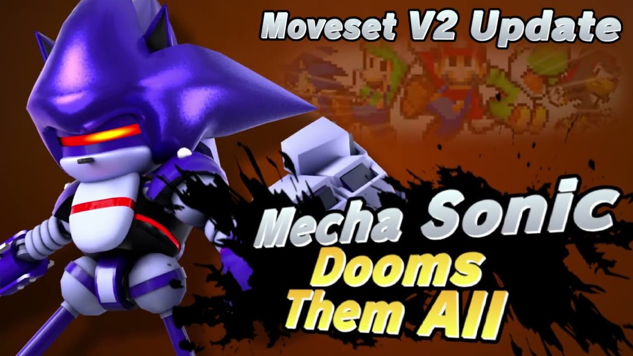 Super Smash Bros. Ultimate - Mecha Sonic Moveset V2 trailer