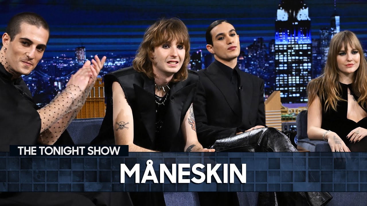MÃ¥neskin on Getting a Call from Mick Jagger and Busking in Rome | The Tonight Show - YouTube