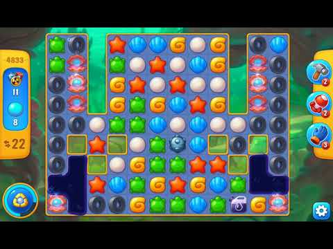 Fishdom 2021 - Level 4833   #Playrix #Fishdom #gaming