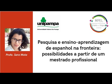, title : 'Pesquisa e ensino-aprendizagem de espanhol na fronteira:possibilidades a partir de um mestrado profi'