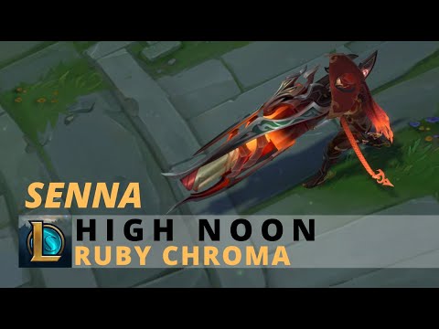 High Noon Senna Ruby Chroma - League Of Legends