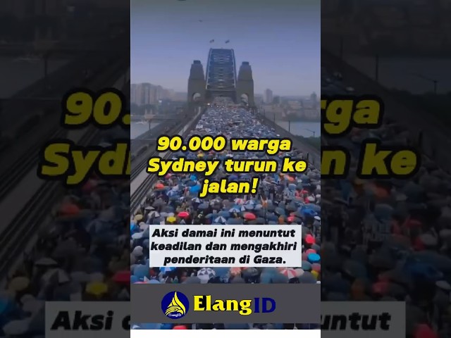 📍Protes Pro-Palestina Terbesar di Sydney