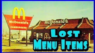 Discontinued McDonalds Menu Items
