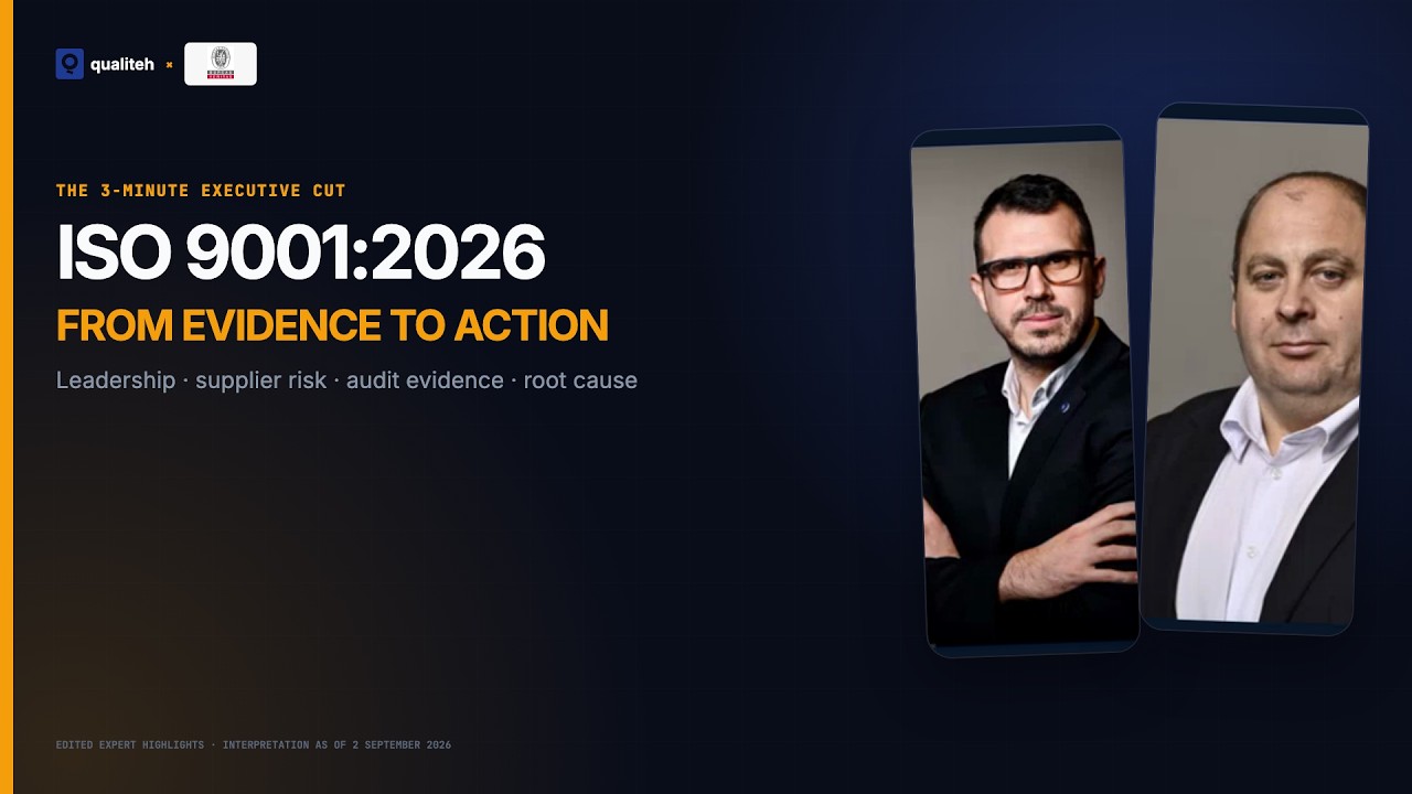 ISO 9001:2026 - What Is Changing and What to Do Now