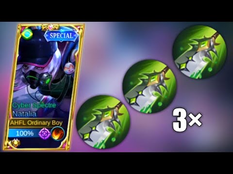 NATALIA 3× BLADE OF DESPAIR BUILD | Natalia Gameplay - Mobile Legends